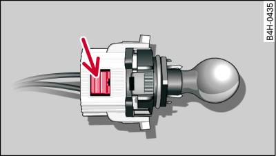 Conector con lámpara: Bloqueo